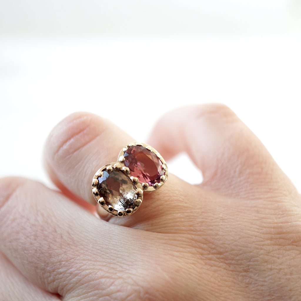 Double Tourmaline Ring
