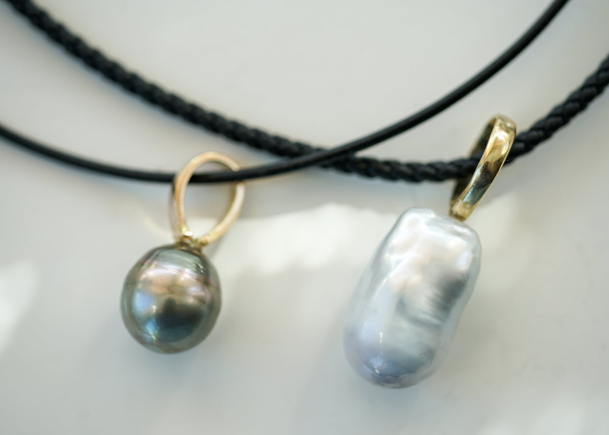Baroque South Sea Pearl gold necklace