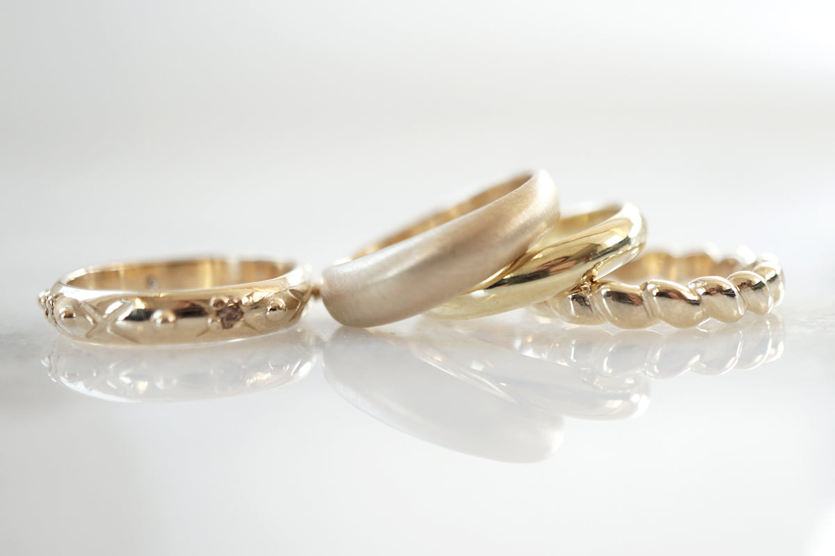 Bombé gold Ring